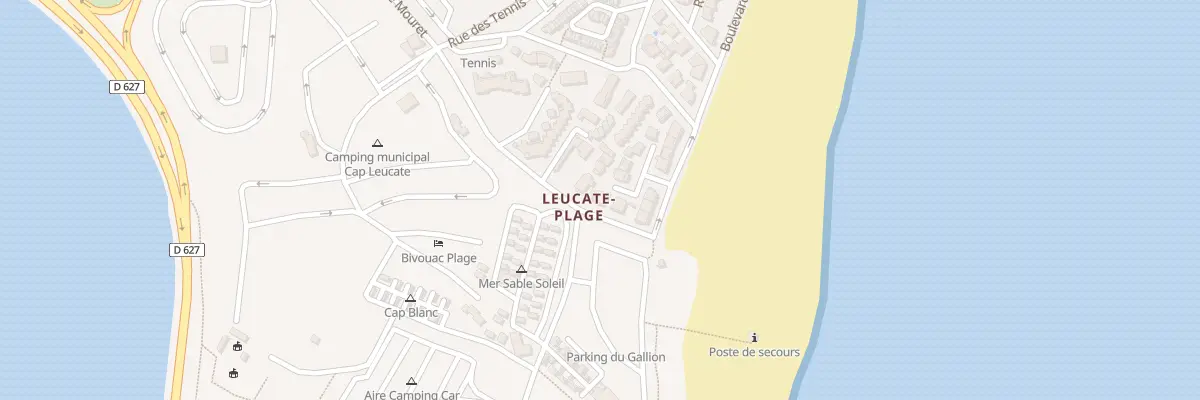 Plan du 1 Rue des Montilles à Leucate