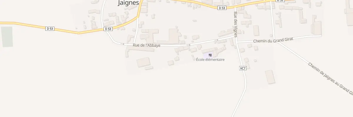 Plan du 4B Rue de l’Abbaye à Jaignes