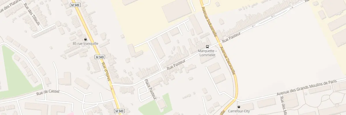 Plan du 236 Rue Pasteur à Marquette-lez-Lille