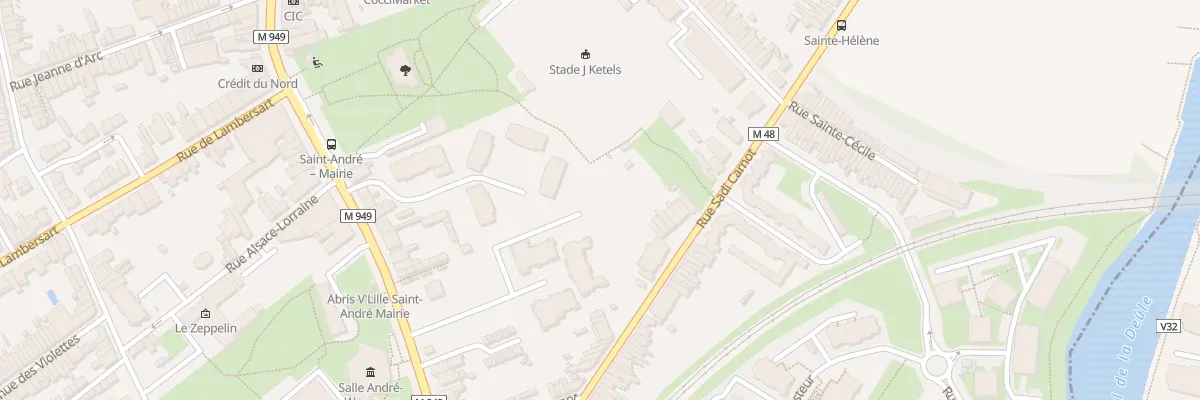 Plan du 46 Rue du Général Leclerc à Saint-André-lez-Lille
