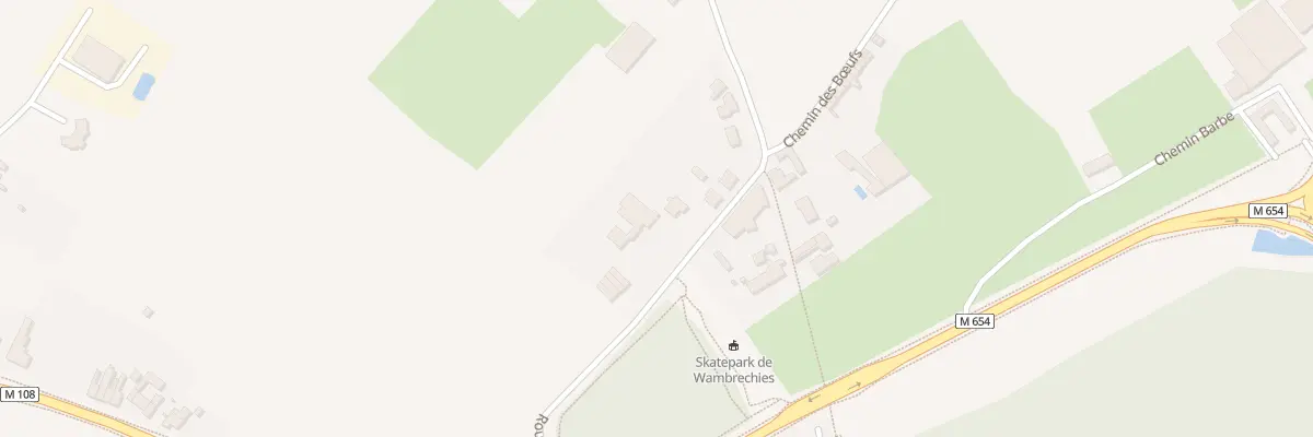 Plan du 55 Rte de Linselles à Wambrechies