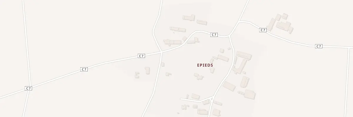 Plan du 13F Epieds à Beautheil-Saints