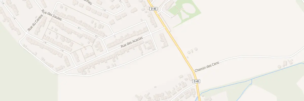 Plan du 1 Rue des Acacias à Corbehem
