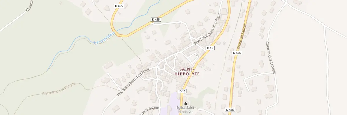 Plan du 15 Rue de St Jean d’En Haut St Hi à Châtel-Guyon