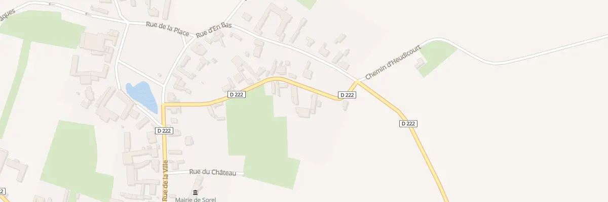 Plan du 12 Rue du Clerc à Sorel