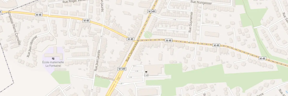 Plan du 3 Rue Clémenceau à Wattignies