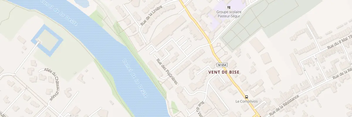 Plan du 16 Rue des Piqurières à Wambrechies