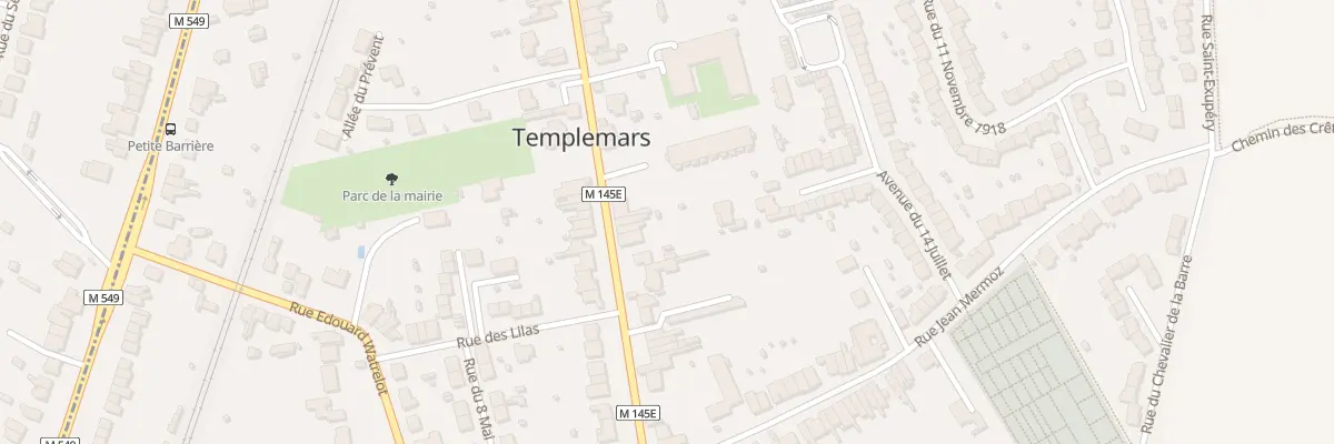 Plan du 86 Rue Jules Guesde à Templemars