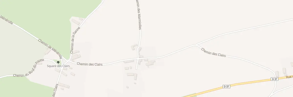 Plan du 6 Che des Marmiolles à Sussat