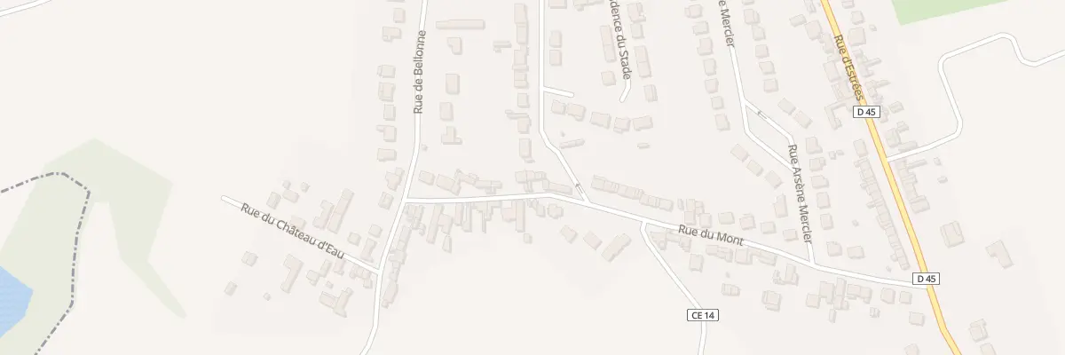 Plan du 11B Rue du Mont à Gouy-sous-Bellonne