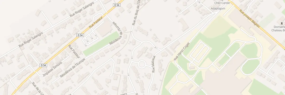 Plan du 13 Rue des Chênes à Thumeries