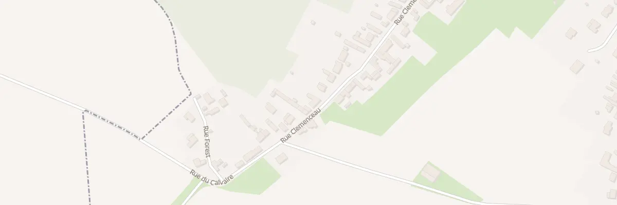 Plan du 1196 Rue Clémenceau à Rumaucourt