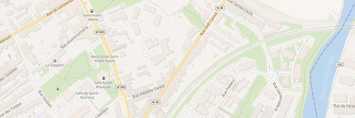 Plan du 61 Rue Sadi Carnot à Saint-André-lez-Lille