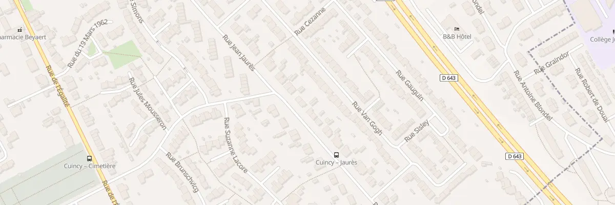 Plan du 365 Rue Jean Jaurès à Cuincy