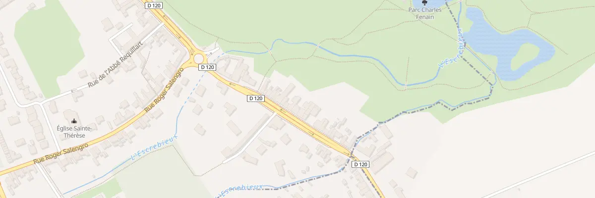 Plan du 94 Rue Marie Curie à Lauwin-Planque
