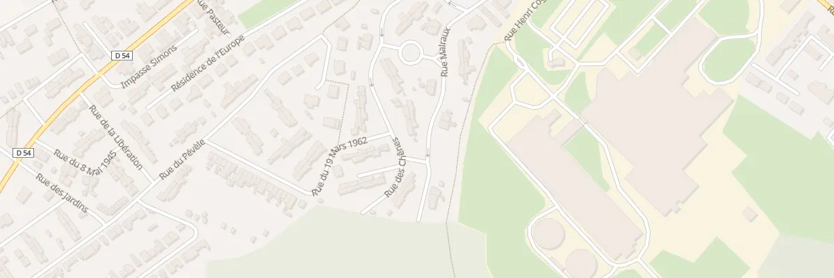 Plan du 36 Rue Malraux à Thumeries
