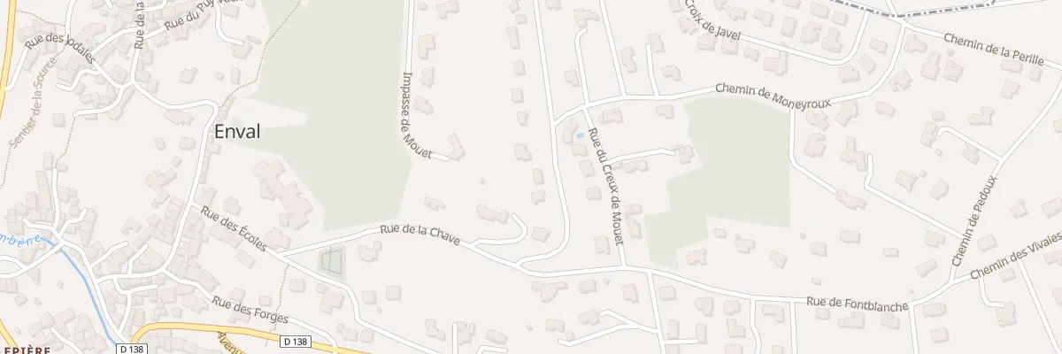 Plan du 5 Rue de Mouet à Enval