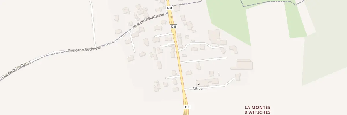Plan du 19 Rue de la Montee à Attiches