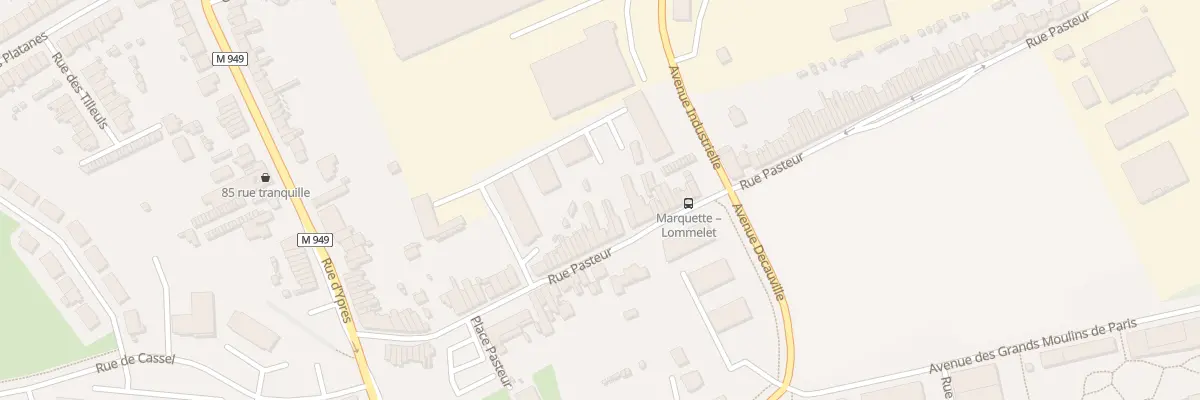 Plan du 226 Rue Pasteur à Marquette-lez-Lille