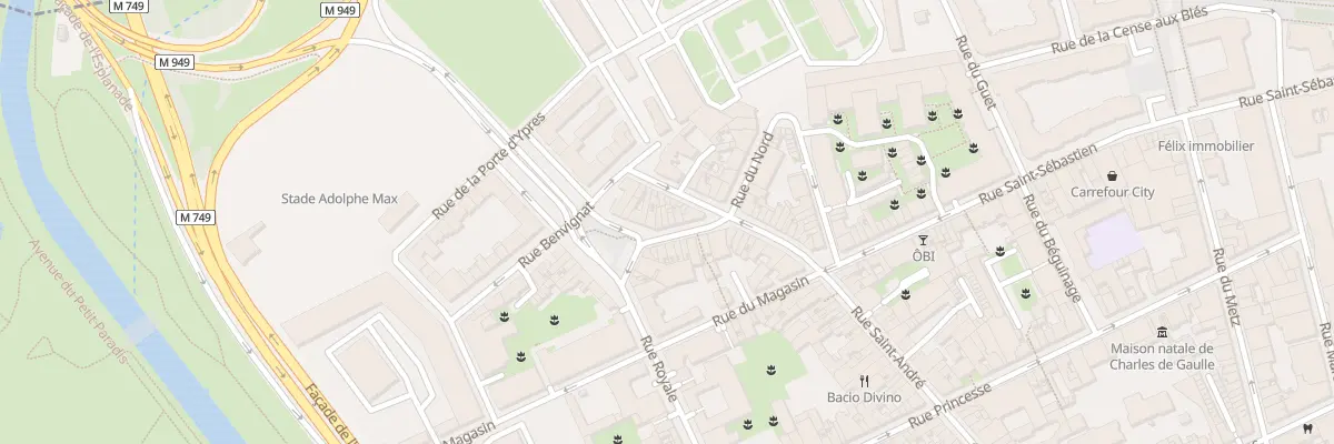 Plan du 146 Rue Saint André à Lille