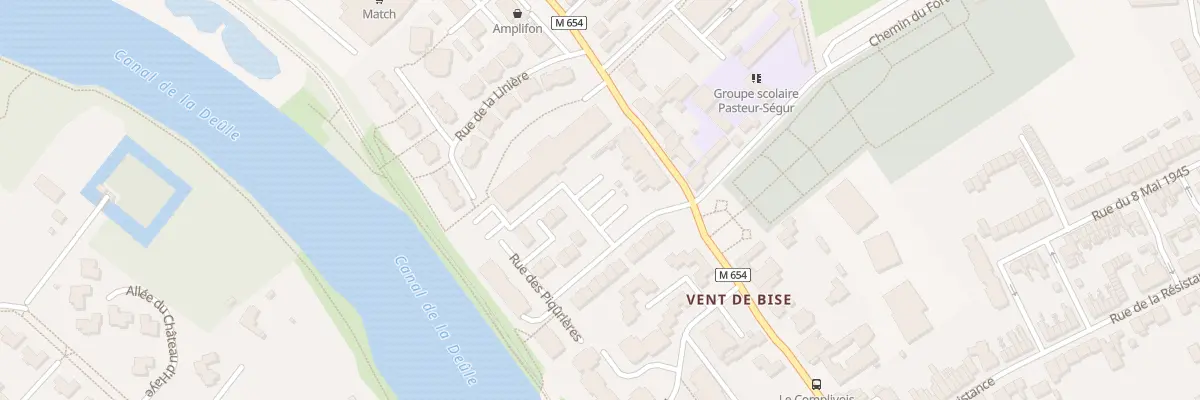 Plan du 6 Rue des Piqurières à Wambrechies