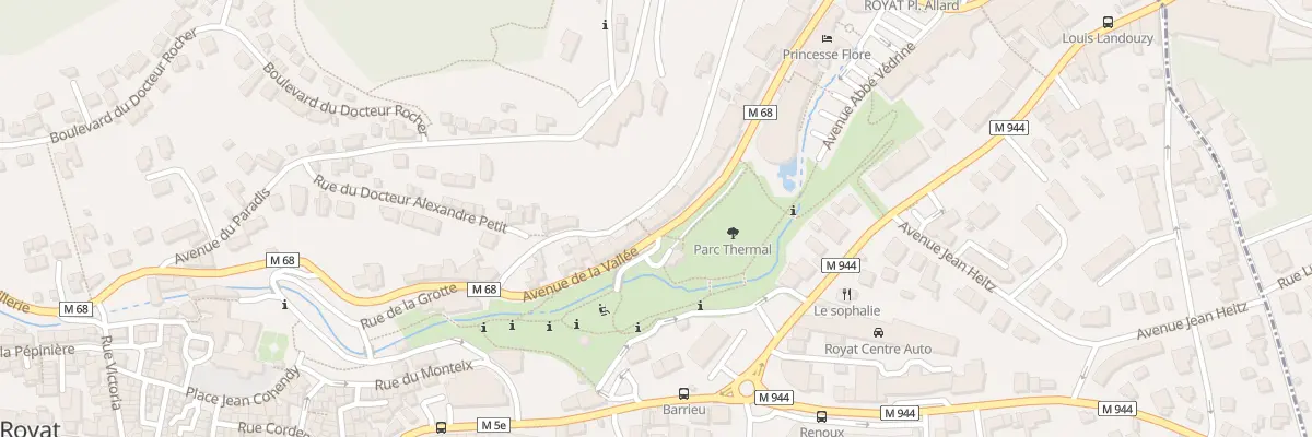 Plan du 14 Av Auguste Rouzaud à Royat