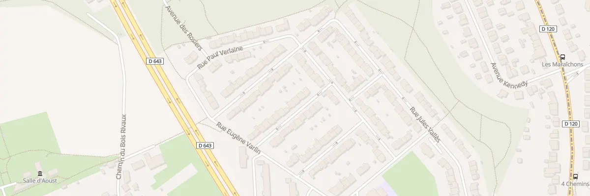 Plan du 95 Rue Jean-Baptiste Clément à Cuincy