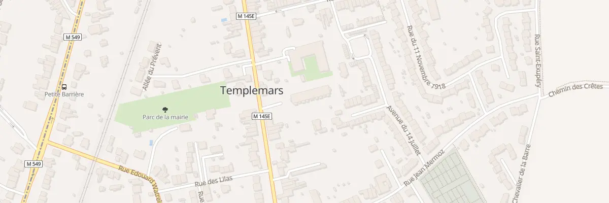 Plan du 90 Rue Jules Guesde à Templemars