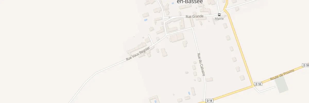 Plan du 3 Rue Vaux Régnier à Courcelles-en-Bassée