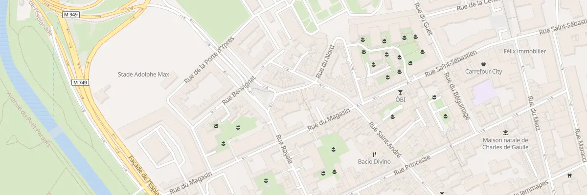 Plan du 161 Rue Saint André à Lille