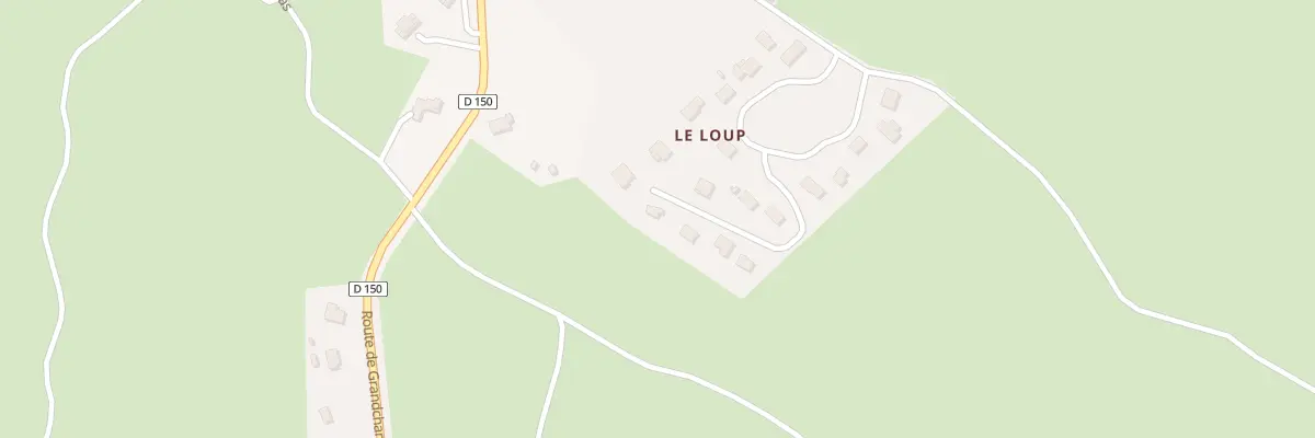 Plan du 12 Lot Le Loup à Olloix