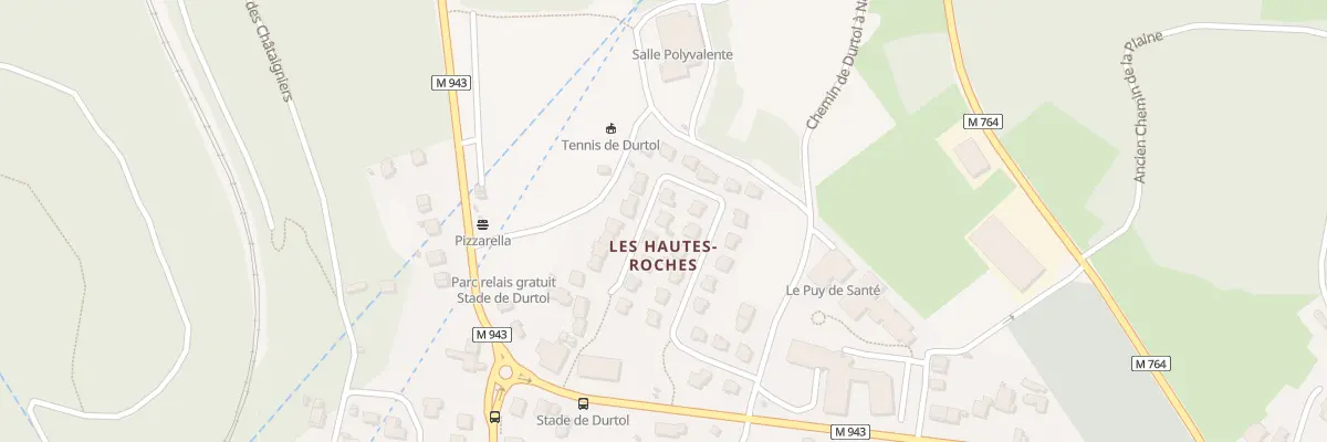 Plan du 27 Ham des Hautes Roches à Durtol