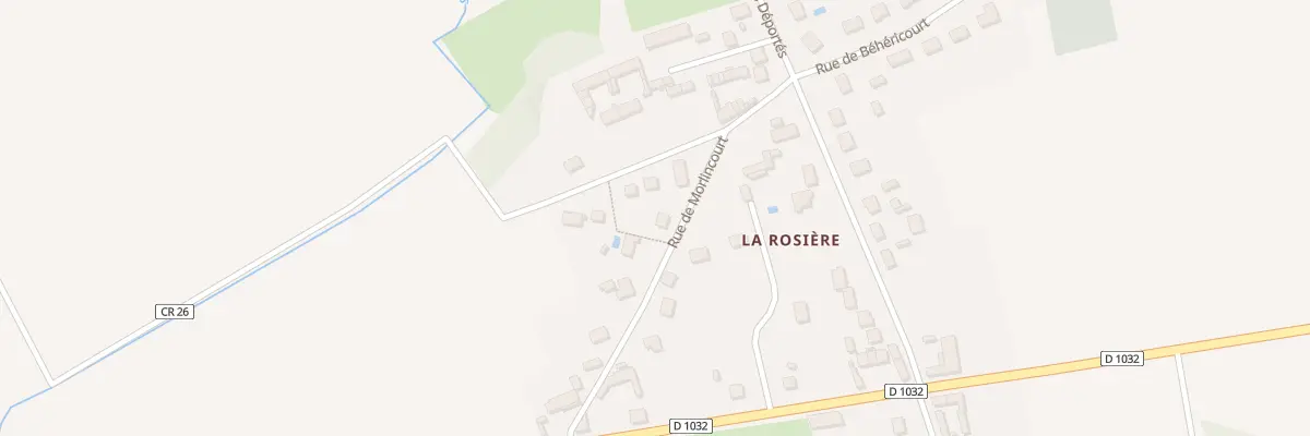 Plan du 74 Rue de Morlincourt à Salency