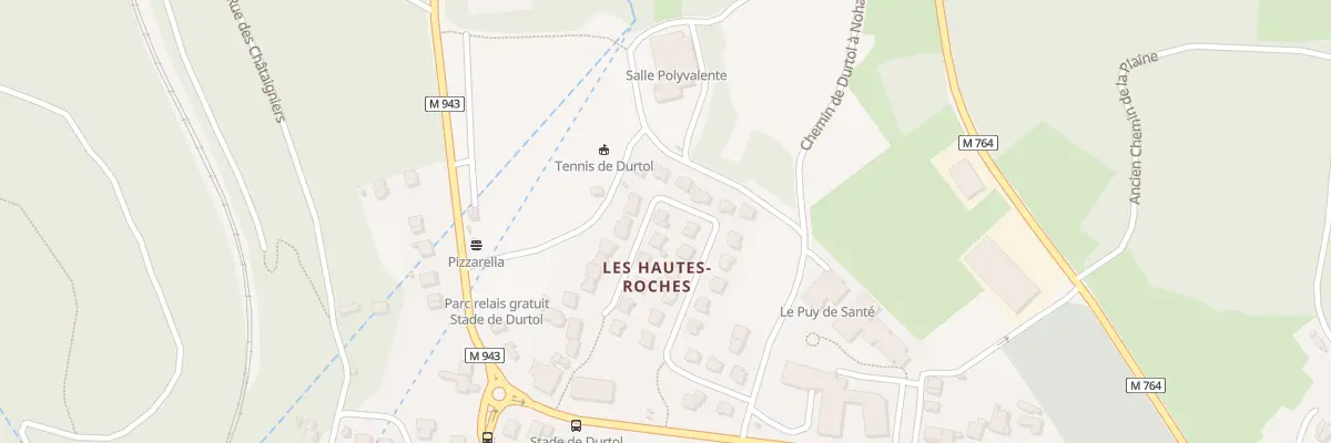 Plan du 26 Ham des Hautes Roches à Durtol