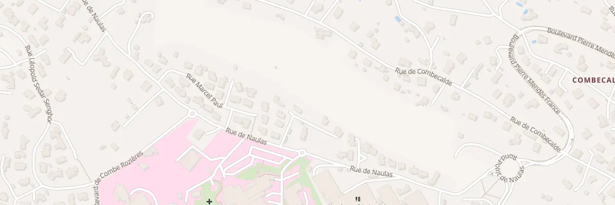 Plan du 840D Rue de Naulas à Millau