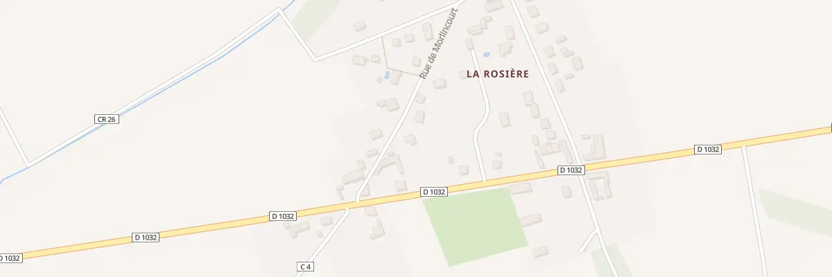 Plan du 177 Rue de Morlincourt à Salency