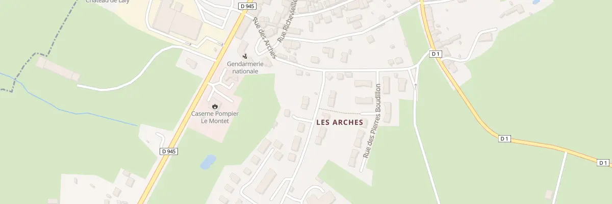 Plan du 4 Rue du Stade au Montet