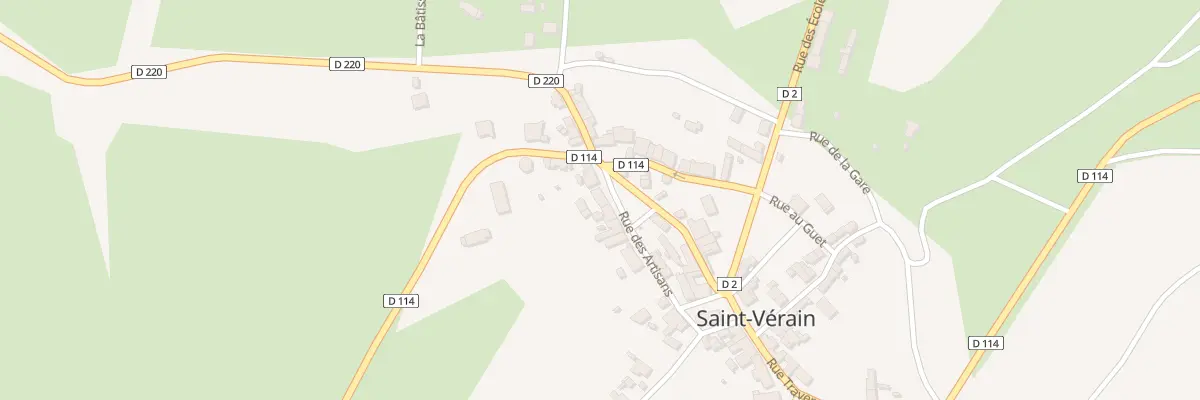 Plan du 12 Rue des Artisans à Saint-Vérain