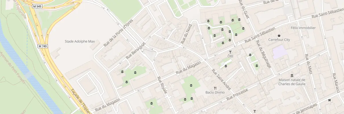 Plan du 157 Rue Saint André à Lille