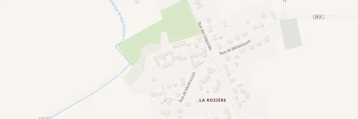 Plan du 90 Rue Daniel Desaintquentin à Salency