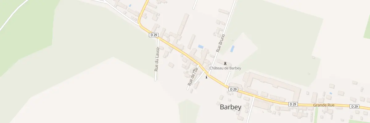 Plan du 12 Grande Rue à Barbey