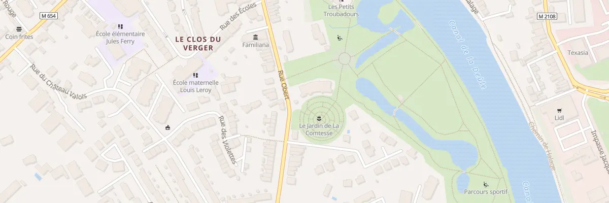 Plan du 23 Rue Obert à Wambrechies