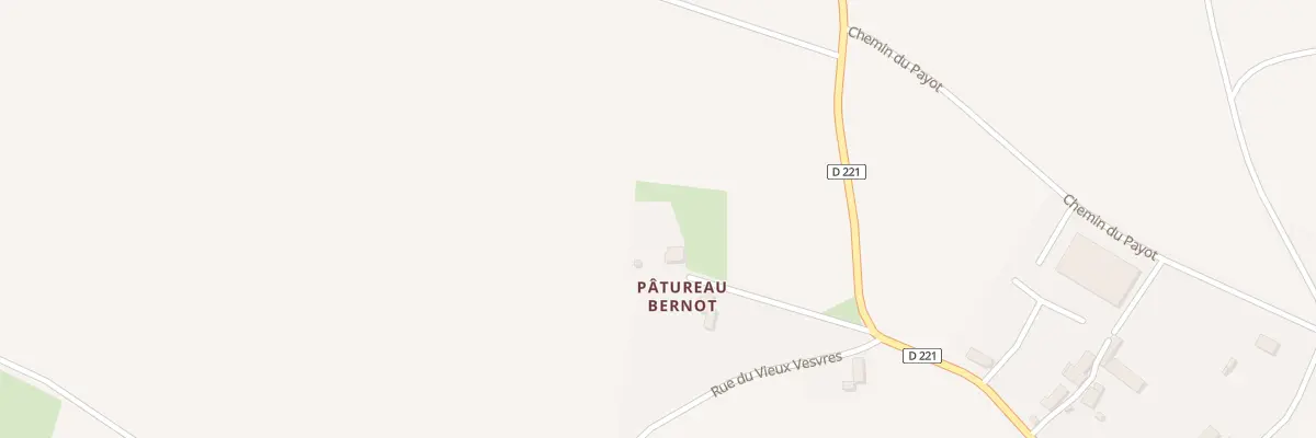 Plan du 2 Che du Patureau à Garchy