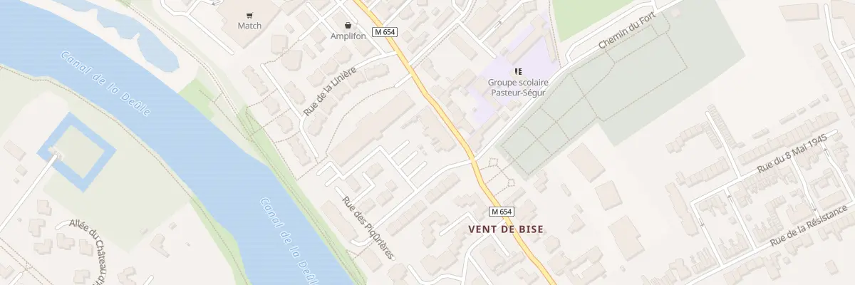 Plan du 23 Rue de Quesnoy à Wambrechies