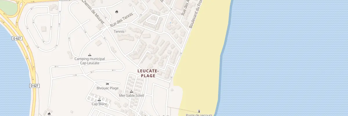 Plan du 11 Bd du Front de Mer à Leucate