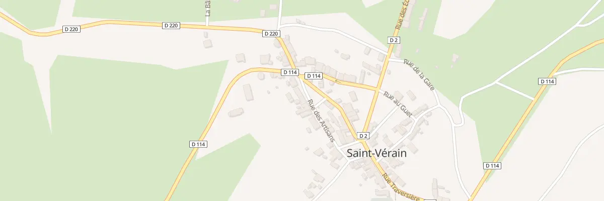 Plan du 10 Rue des Artisans à Saint-Vérain