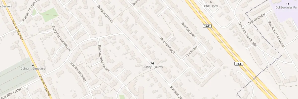 Plan du 407 Rue Jean Jaurès à Cuincy
