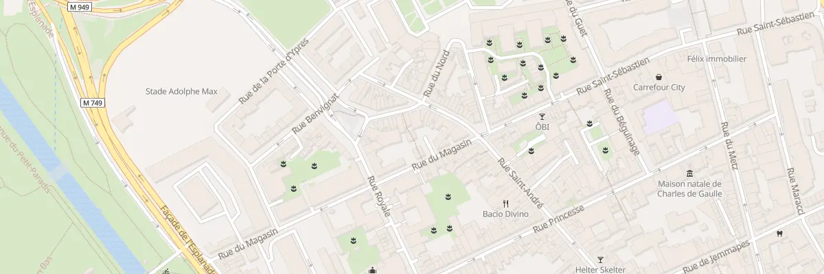 Plan du 153 Rue Saint André à Lille
