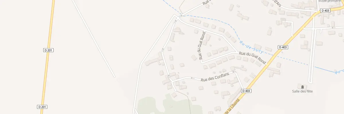 Plan du 13B Rue des Conflans à Montigny-Lencoup