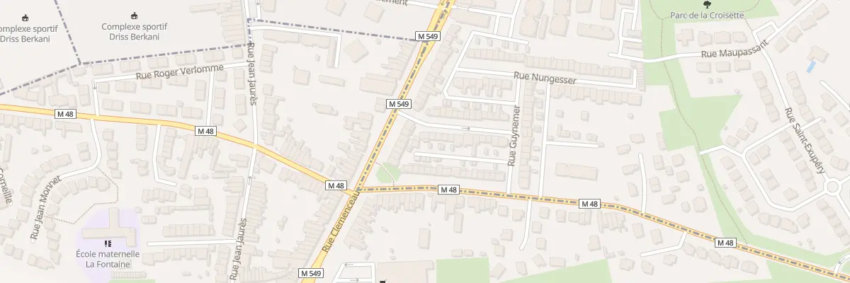 Plan du 2 Rue Jean Mermoz à Faches-Thumesnil